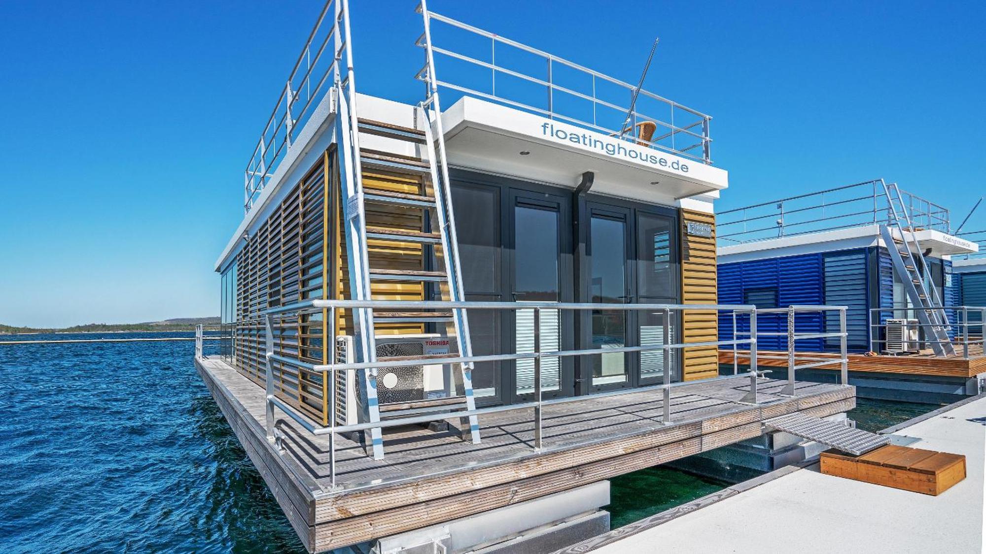Hausboot Geiseltalsee - Floating House - Well Hausboote - Family & Friends Braunsbedra Εξωτερικό φωτογραφία